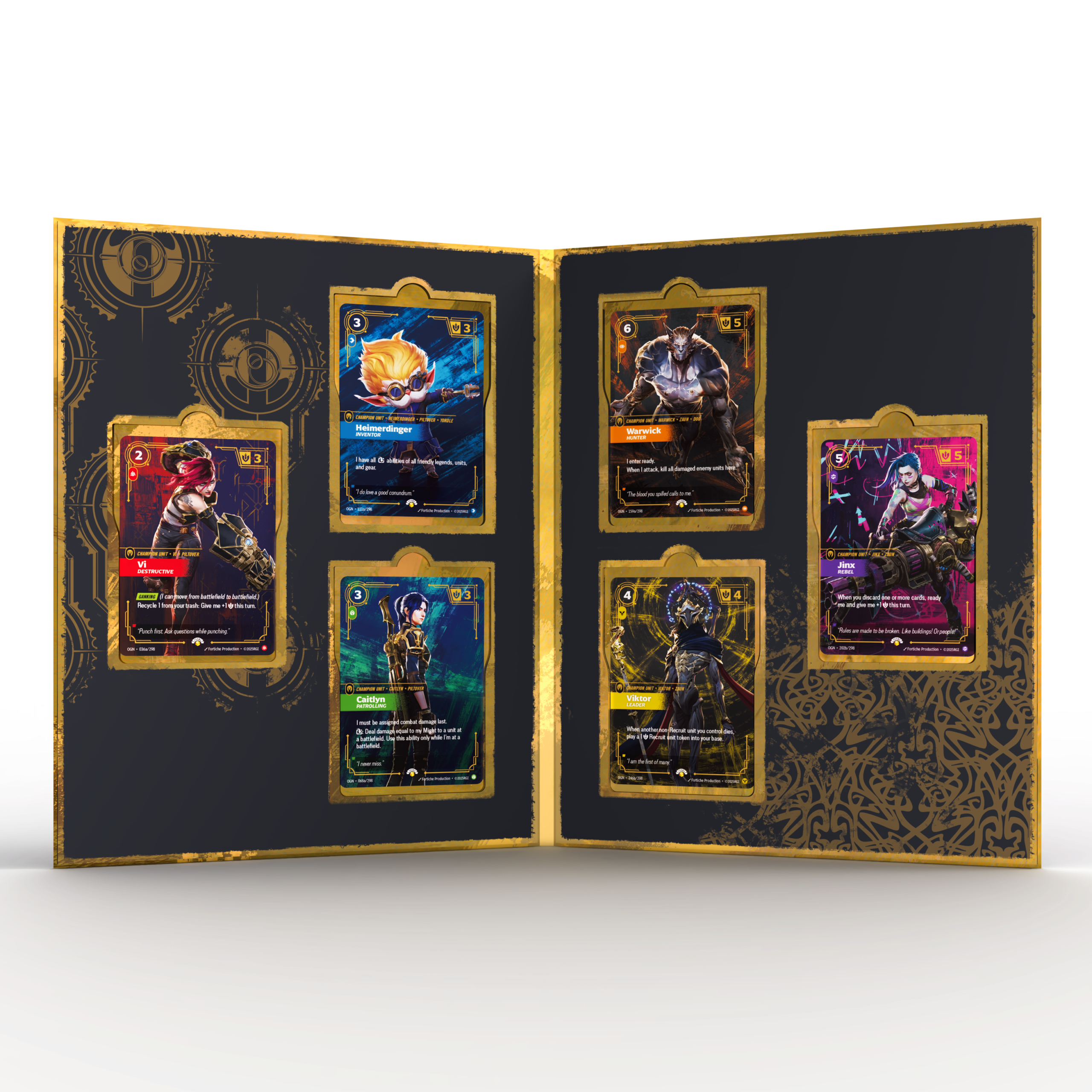 Riftbound Arcane Box Set – Verpackung vorne (weiß/gold)