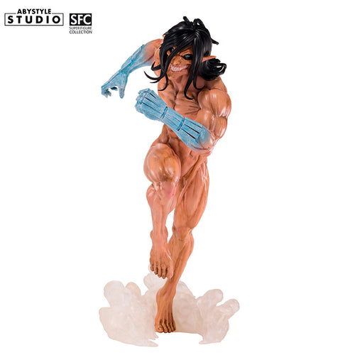 Attack on Titan Eren Titan Form Figur – Frontansicht dynamische Laufpose