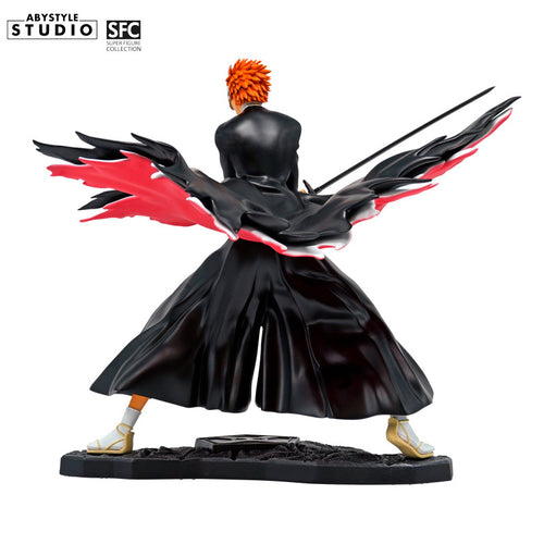 Ichigo Kurosaki Bankai Figur – Nahaufnahme Oberkörper mit Hollow-Maske und Tensa Zangetsu