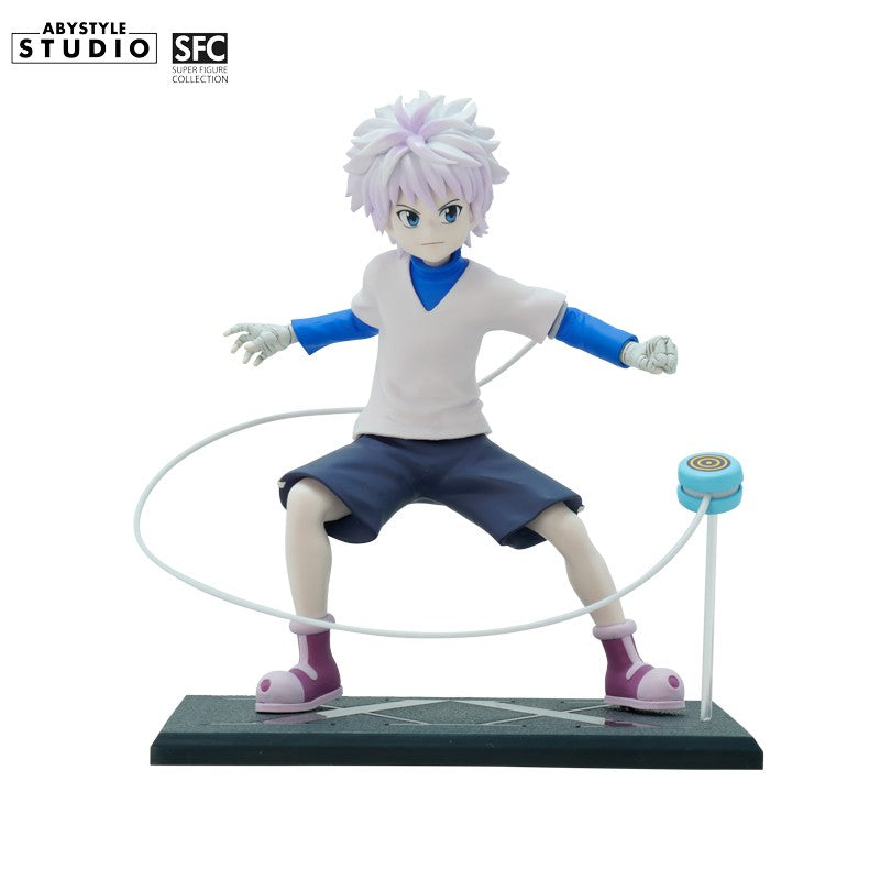 Killua Zoldyck Figur – Frontansicht mit Yo-Yo und Kampf-Base