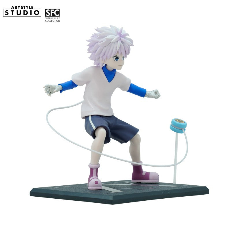 Killua Zoldyck Figur – Nahaufnahme Gesicht und Oberkörper mit Yo-Yo-Schnur