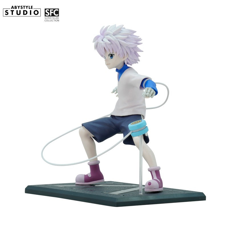Killua Zoldyck Figur – Frontansicht Nahaufnahme mit Yo-Yo und entschlossenem Blick