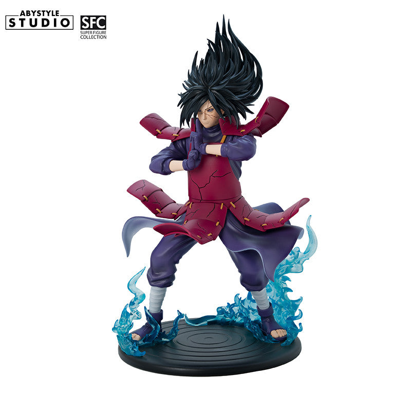 Naruto Shippuden Madara Uchiha Figur – Rückansicht mit roter Rüstung