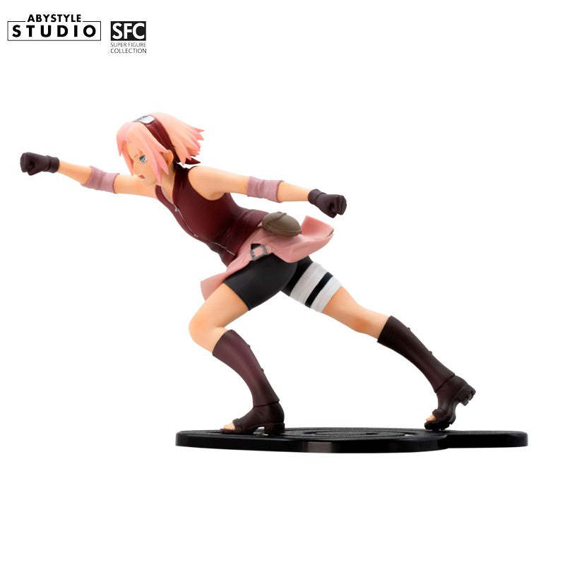 Sakura Haruno Figur – Nahaufnahme Gesicht und Oberkörper mit Konoha-Stirnband