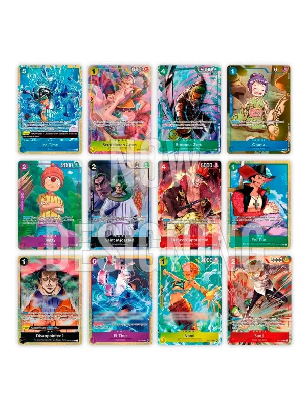 One Piece Card Game – Premium Card Collection Best Selection Vol. 6 – Karteninhalt (12 Holo & Textured Foil)