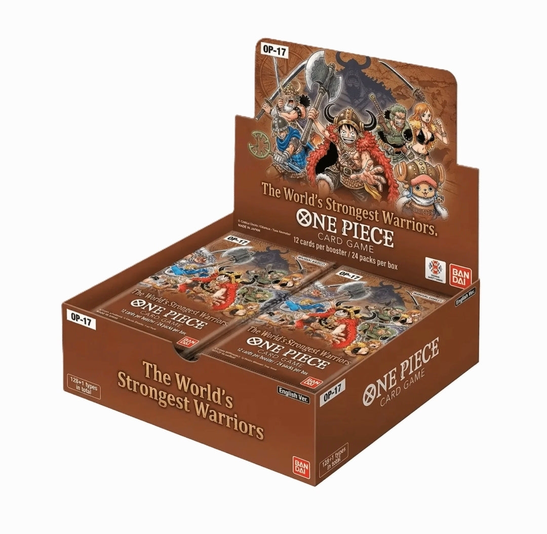 One Piece Card Game OP-17 – The World's Strongest Warriors Booster Display (English)