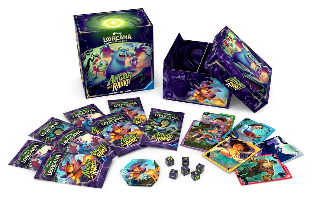 Disney Lorcana Angriff der Ranke – Schatzkiste der Luminari Inhalt