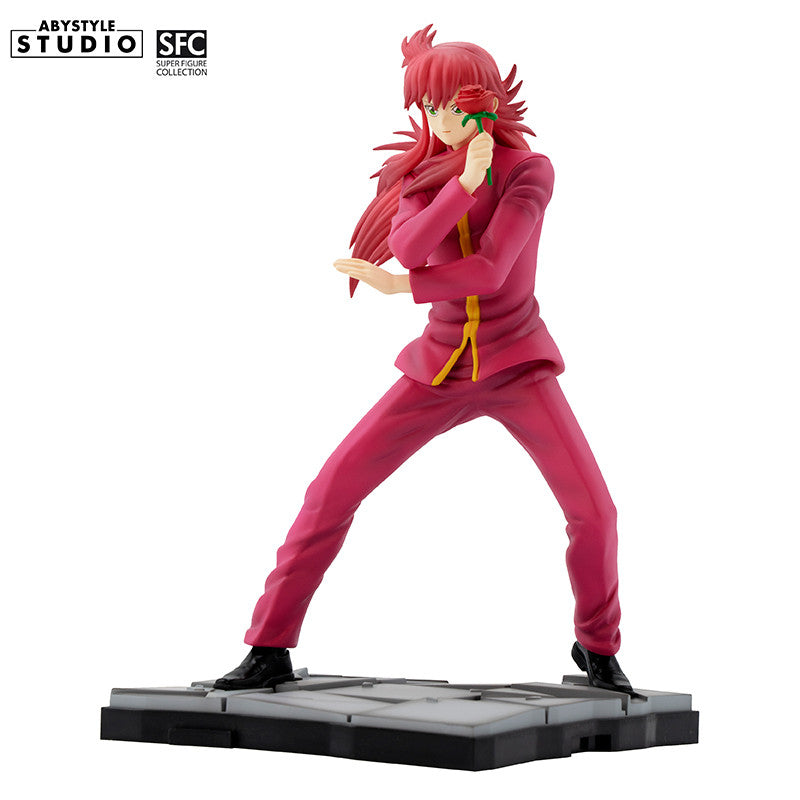 Yu Yu Hakusho Kurama Figur – Rückansicht mit langem roten Haar