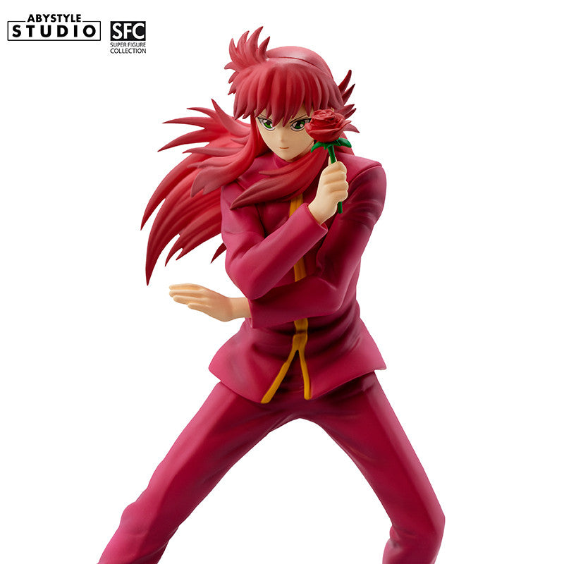 Yu Yu Hakusho Kurama Figur – Dreiviertelansicht mit Sockel